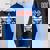Raccoon Rock Band Oversized Unisex Sweatshirt - Music Lover's Dream Royal Blue Raccoon Rock Band Oversized Unisex Sweatshirt - Music Lover's Dream Royal Blue