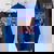 Rizz Em With The Tism Retro Raccoon Meme Women's Oversized Sweatshirt Royal Blue Rizz Em With The Tism Retro Raccoon Meme Women's Oversized Sweatshirt Royal Blue
