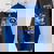 Rizz Women's Oversized Sweatshirt - Autistic Raccoon Meme Royal Blue Rizz Women's Oversized Sweatshirt - Autistic Raccoon Meme Royal Blue