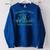 Support Local Wildlife Sweatshirt - Women's Vintage Style, Oversized Royal Blue Support Local Wildlife Sweatshirt - Women's Vintage Style, Oversized Royal Blue