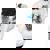 Raccoon Moon Howling Oversized Women's Sweatshirt - Back Print White