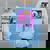 Vaporwave Raccoon Retrowave Women's Oversized Sweatshirt Light Blue Vaporwave Raccoon Retrowave Women's Oversized Sweatshirt Light Blue