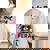 Cute Raccoon Women's Oversized Sweatshirt - Summer Fun Back Print Sand
