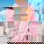 Raccoon For Men Women Raccoon Lover Introvert Women's Oversized Sweatshirt Back Print Light Pink