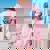 Raccoon Moon Howling Oversized Women's Sweatshirt - Back Print Light Pink