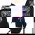Rizz Em With The Tism Retro Raccoon Meme Women's Oversized Sweatshirt Back Print Black
