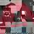 Retro Raccoon Rock Music Men Kids Women Raccoon Women's Oversized Sweatshirt Back Print Maroon Retro Raccoon Rock Music Men Kids Women Raccoon Women's Oversized Sweatshirt Back Print Maroon