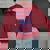 This Is My Rotting In Bed Shirt Raccoon Meme Sarcastic Women's Oversized Sweatshirt Back Print Maroon