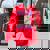 Even Baddies Get Saddies Raccoon Meme Women's Sweatshirt - Oversized Red Even Baddies Get Saddies Raccoon Meme Women's Sweatshirt - Oversized Red