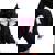 Coquette Pink Bow For Girls Cute Pink Coquette Bow Women Oversized Hoodie Back Print Black