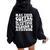 Dance Mom Life Coffee Saying Dancing Squad Women Oversized Hoodie Back Print Black