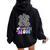 I'm A Theatre Mom Theatre Actor Mom Theatre Actress Mom Women Oversized Hoodie Back Print Black