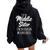 Middle Sister The Reason We Have Rules Matching Sister Women Oversized Hoodie Back Print Black
