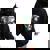 Three Possum Moon 3 Opossum Weird Cursed Meme Women Oversized Hoodie Back Print Black