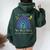 Autism In April We Wear Blue Autism Rainbow Awareness Month Women Oversized Hoodie Back Print Forest