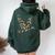 Pink Camo Duck Hunting Old School Camouflage Hunters Women Oversized Hoodie Back Print Forest