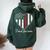 Proud Fire Mom Of A Firefighter Mother Heart Women Oversized Hoodie Back Print Forest