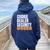 Cookie Dealer Security Cookie Dealer Scout For Girls Women Oversized Hoodie Back Print Navy Blue