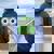 Large Green Owl For Any Owl Fan Vintage Owls Women Oversized Hoodie Back Print Navy Blue