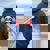Retro Panda In Sunglasses BBQ Pool Party Panda Women Oversized Hoodie Back Print Navy Blue Retro Panda In Sunglasses BBQ Pool Party Panda Women Oversized Hoodie Back Print Navy Blue