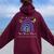 Autism In April We Wear Blue Autism Rainbow Awareness Month Women Oversized Hoodie Back Print Maroon
