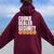 Cookie Dealer Security Cookie Dealer Scout For Girls Women Oversized Hoodie Back Print Maroon