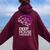 Deep House Therapy House Musique House Tech House Dj Edm Sweat à capuche oversize pour femme avec imprimé dans le dos Bordeaux Deep House Therapy House Musique House Tech House Dj Edm Sweat à capuche oversize pour femme avec imprimé dans le dos Bordeaux