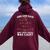 Dios Dijo Y Luego Había Luz Maxwell Ecuación Matemáticas Geek Cuello Women Oversized Hoodie Back Print Maroon