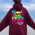 We Outside Girls Trip 2025 Afro Girls Black Together Women Oversized Hoodie Back Print Maroon