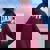 Retro Dance Mama Pink Coquette Bow Game Day Season Women Women Oversized Hoodie Back Print Maroon