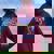 Rizz Em With The Tism Retro Raccoon Meme Women Oversized Hoodie Back Print Maroon Rizz Em With The Tism Retro Raccoon Meme Women Oversized Hoodie Back Print Maroon