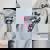 Cute But Feral Girl Summer Raccoon Funny Women Women's Hoodie Back Print Sport Grey