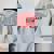 Retro Checked Christian Valentines Loved 3 Women Oversized Hoodie Back Print Sport Grey