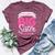 Only Child Big Sister 2025 Cute Promoted To Big Sister 2025 Bella Canvas T-shirt Heather Maroon