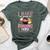 Rude Cupcake Bakery Humor Baking Joke Women's Heather T-Shirt Heather Forest