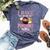 Rude Cupcake Bakery Humor Baking Joke Women's Heather T-Shirt Heather Navy