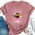 Rude Cupcake Bakery Humor Baking Joke Women's Heather T-Shirt Heather Mauve