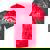 Cute Baby Raccoon Tie-Dye T-Shirt - Unique Style Expression Red Tie-Dye