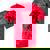 Raccoon Cowboy Western Tie-Dye T-Shirt | Fun Country Style Red Tie-Dye