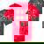 Raccoon Lover Tie-Dye T-Shirts | Festive Christmas Lights Design Red Tie-Dye Raccoon Lover Tie-Dye T-Shirts | Festive Christmas Lights Design Red Tie-Dye