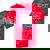 Rizz Em Autistic Raccoon Tie-Dye Unisex T-Shirt - Fun Meme Wear Red Tie-Dye