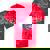 Strawberry Jam Raccoon Tie-Dye T-Shirt | Fun & Casual Red Tie-Dye