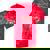 Strawberry Jams Tie-Dye T-Shirt - Fun Raccoon Theme Red Tie-Dye