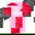 Support Local Cats Tie-Dye T-Shirt - Vintage Skunk Raccoon Theme Red Tie-Dye