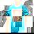 Raccoon Anime Tie-Dye T-Shirt | Quirky Japanese Noodle Design Turquoise Tie-Dye