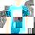 Three Racoon Moon Tie-Dye T-Shirt - Quirky Cursed Meme Style Turquoise Tie-Dye Three Racoon Moon Tie-Dye T-Shirt - Quirky Cursed Meme Style Turquoise Tie-Dye