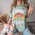 Raccoon Comfort Color Blast Retro T-Shirt - Vintage Style Fern Raccoon Comfort Color Blast Retro T-Shirt - Vintage Style Fern