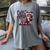 Women's Comfort Colors T-Shirt - Cute Raccoon Coffee Vintage Design Gray