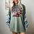 Women's Comfort Colors T-Shirt - Cute Raccoon Coffee Vintage Design Berry