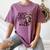 Women's Comfort Colors T-Shirt - Cute Raccoon Coffee Vintage Design Moss
